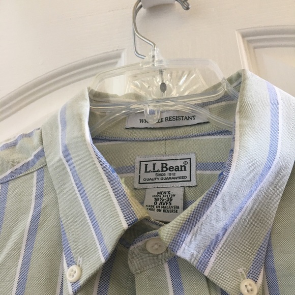MEN’S l l bean shirt 16 1/2 36 please read - Picture 4 of 6
